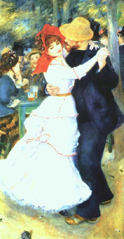 Pierre Renoir Dancing at La Bougival oil painting picture